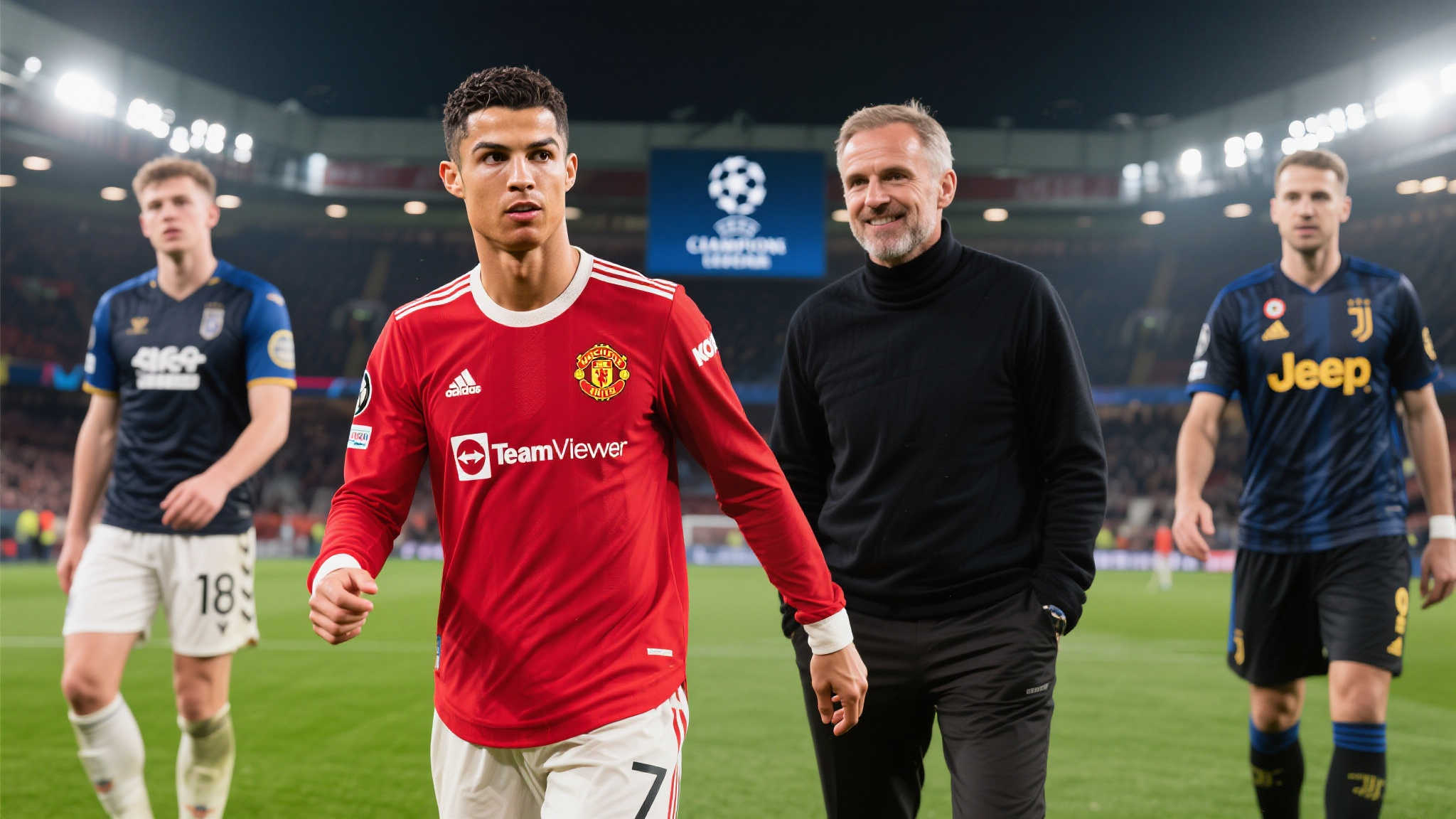 震撼转会：曼联抢神锋拒欧冠豪门，曼城豪掷7500万签强援